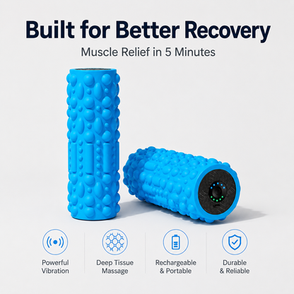 Electric Foam Roller -  Vibrating Muscle Relaxing Technology