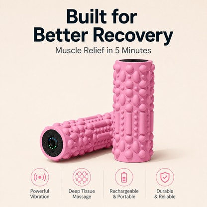 Electric Foam Roller -  Vibrating Muscle Relaxing Technology