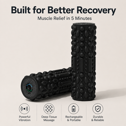 Electric Foam Roller -  Vibrating Muscle Relaxing Technology