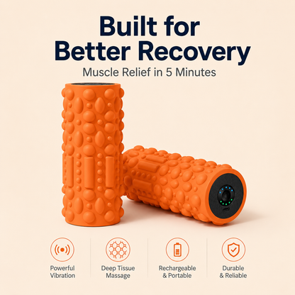 Electric Foam Roller -  Vibrating Muscle Relaxing Technology