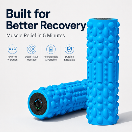 Electric Foam Roller -  Vibrating Muscle Relaxing Technology