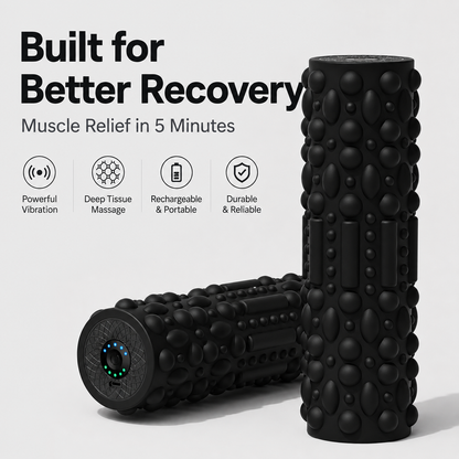 Electric Foam Roller -  Vibrating Muscle Relaxing Technology